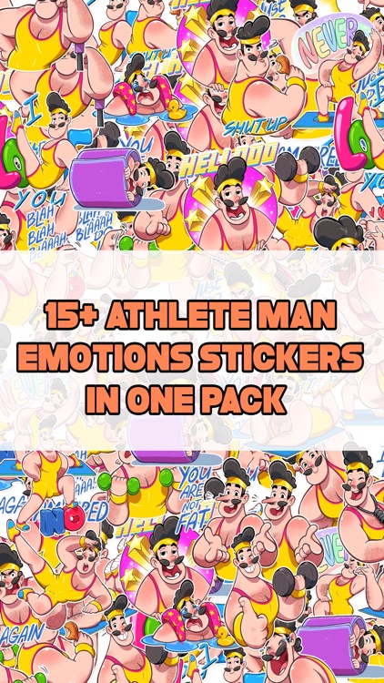 Athlete Man Stickers