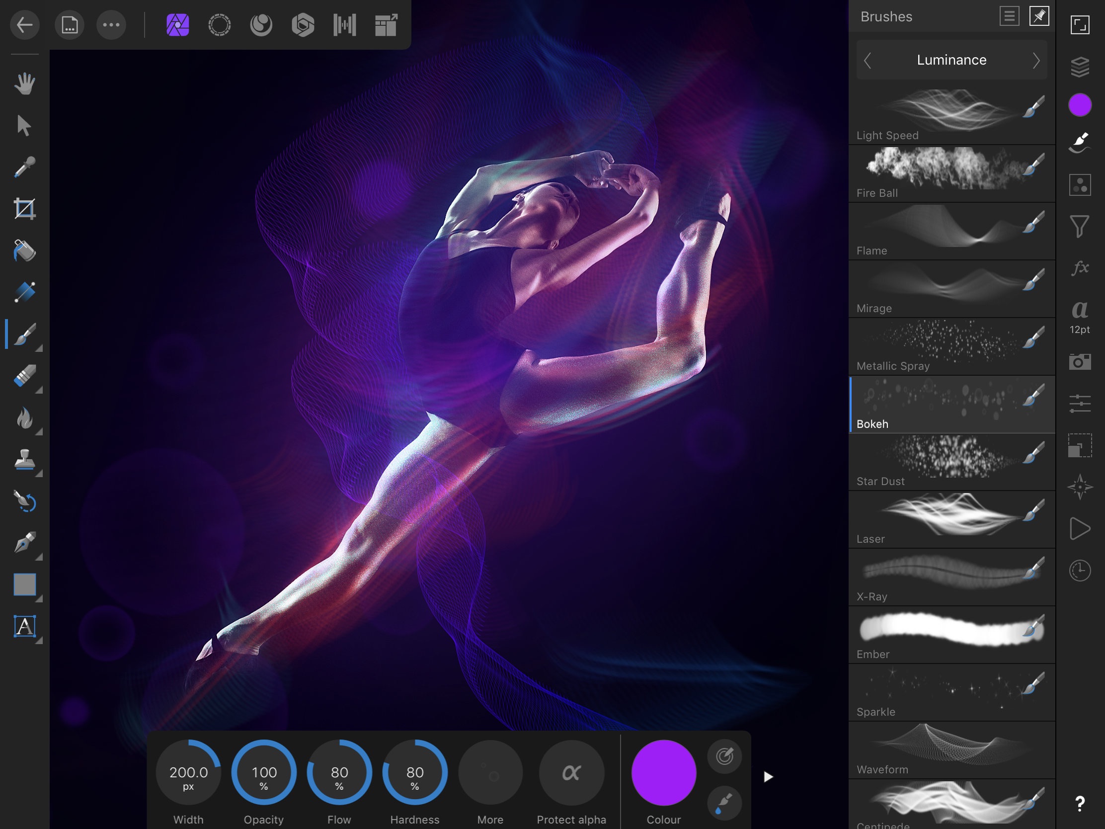 Screenshot do app Affinity Photo