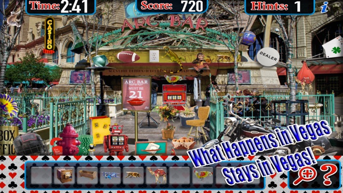 Hidden Objects Las Vegas Time