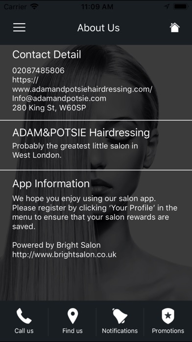 ADAM&POTSIE Hairdressing screenshot 2