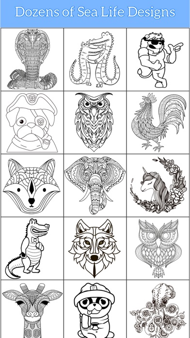 Animal Coloring Pages Art Book screenshot 4