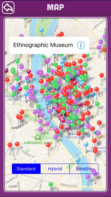 Budapest Offline Map Visitors Guide screenshot-4