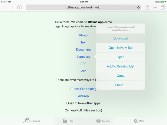 SCARICARE FILE M3U SU IPAD