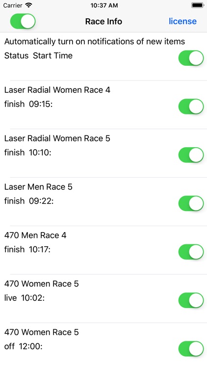 Race Info App - Yachtrace.jp