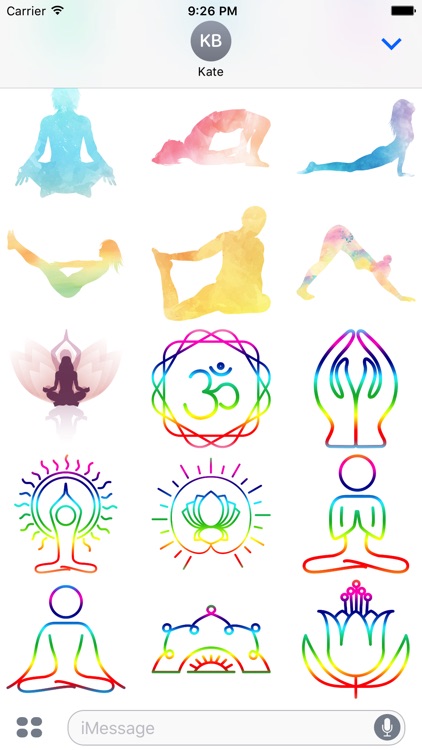 My Yoga Stickers