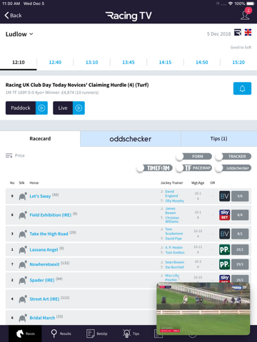 Racing TV – Live horse racing screenshot 4