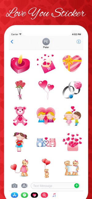 Love & Heart Stickers(圖2)-速報App