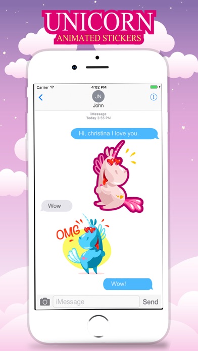 Animated UNICORN Stickers! screenshot 4