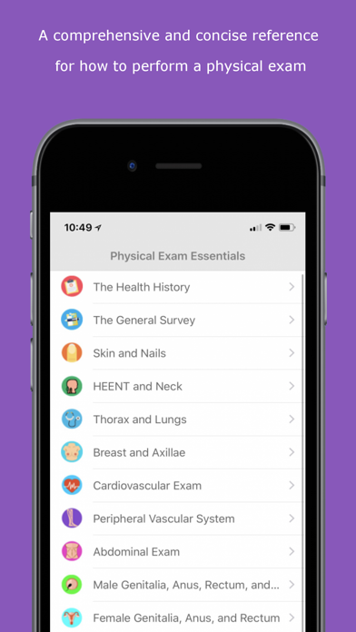 Physical Exam Essentials Screenshot 1