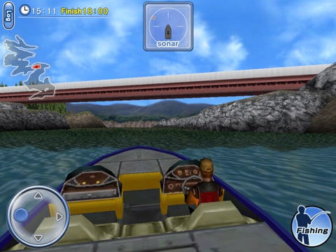 Bass Fishing 3D HD screenshot 3