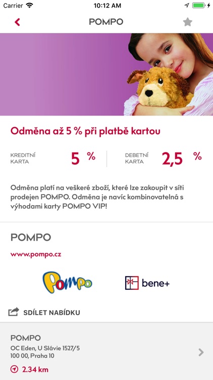 bene+ odměny a slevy