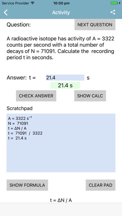 Radioactivity & Thermodynamics screenshot 2