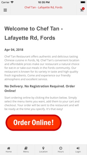 Chef Tan - Lafayette Fords(圖1)-速報App