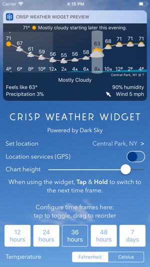 Crisp Weather Widget