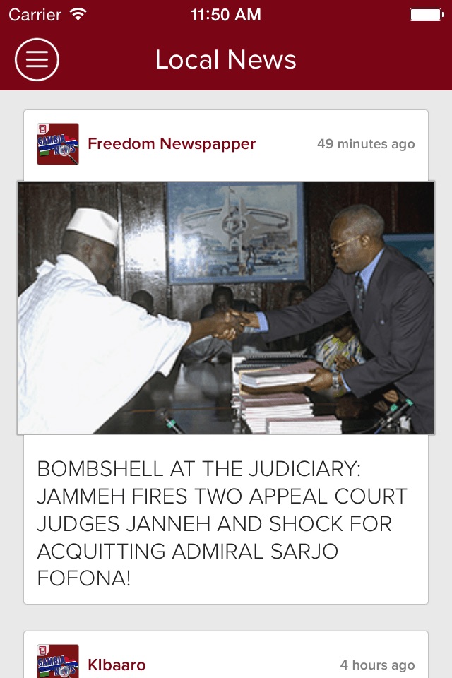 Gambia News | Breaking news screenshot 2
