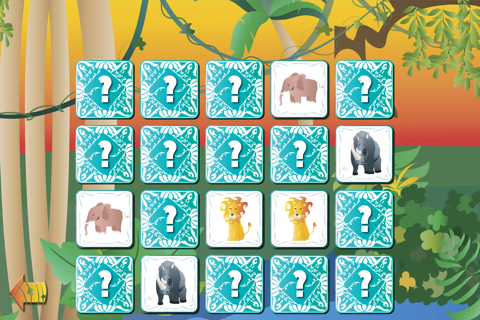 Animal Pairs Game: The Jungle screenshot 3