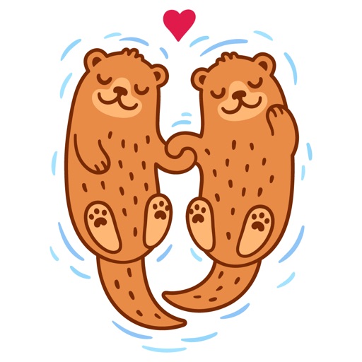 Lovely Otter Friends iOS App