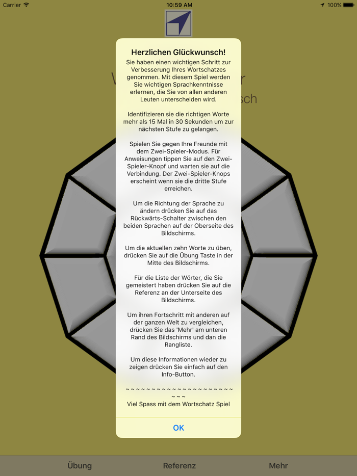Vokabular Trainer Deutsch - Slowenisch