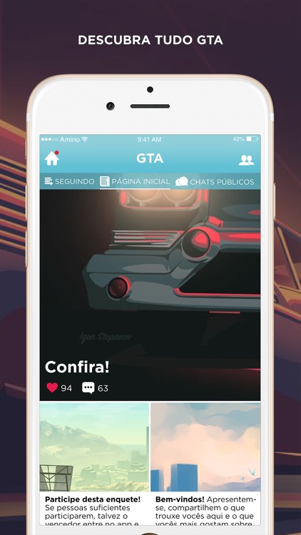 Amino para: GTA (Não Oficial)