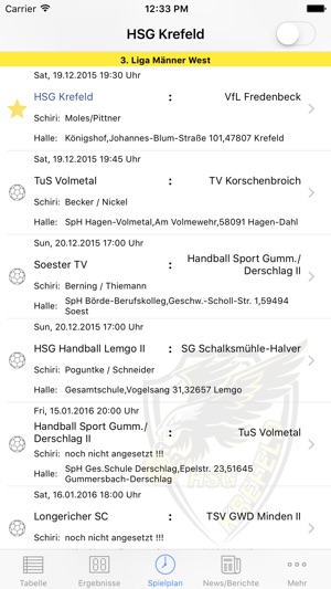 HSG Krefeld(圖2)-速報App