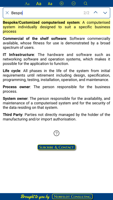 GMP A11 - Computerized Systems screenshot 2