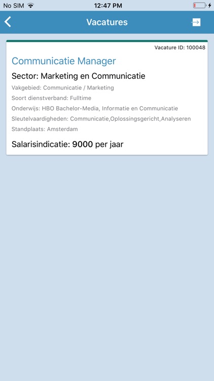 Choice By Talent Werkgever screenshot-8