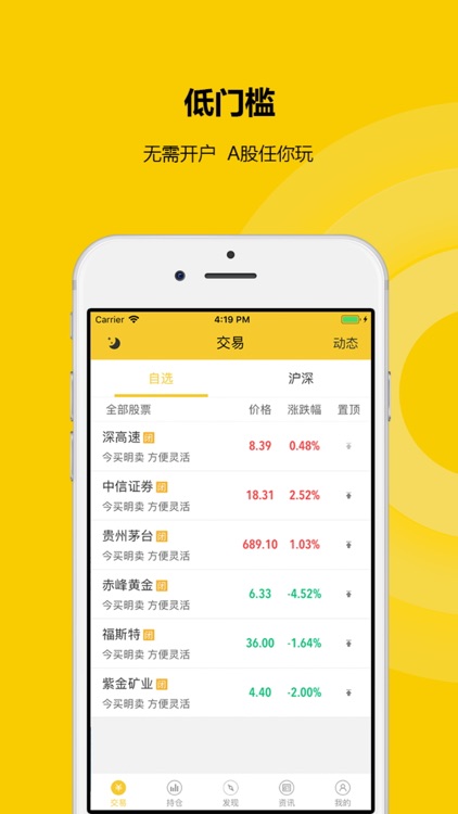 股票宝-炒股、放大资金赚钱软件