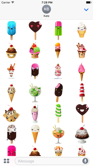 Sweet Summer Ice Cream Stickers(圖2)-速報App