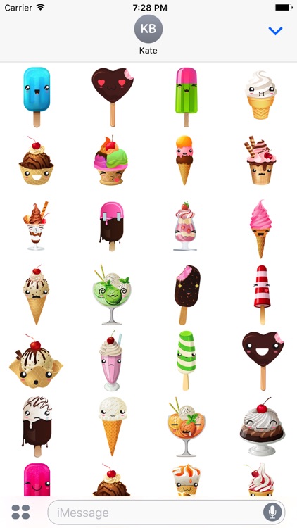 Sweet Summer Ice Cream Stickers