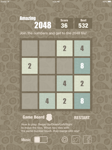 Amazing 2048 screenshot 3