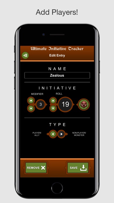 Ultimate Initiative Tracker screenshot 2