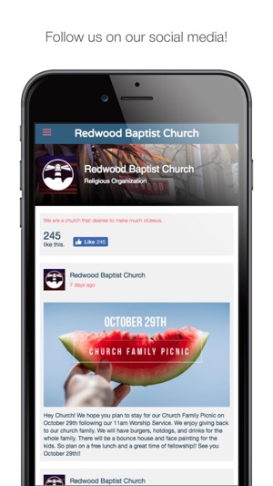 Redwood Baptist Church(圖2)-速報App