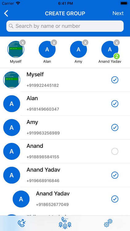 Group Dialer App