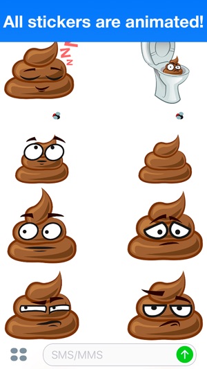 Poo Animated - Cute stickers(圖4)-速報App