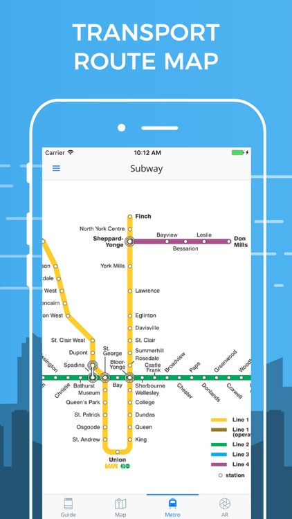 Toronto Travel Guide with Offline Street Map screenshot-4