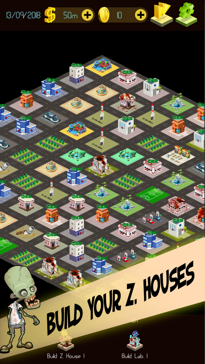 Zombopia castle burn out