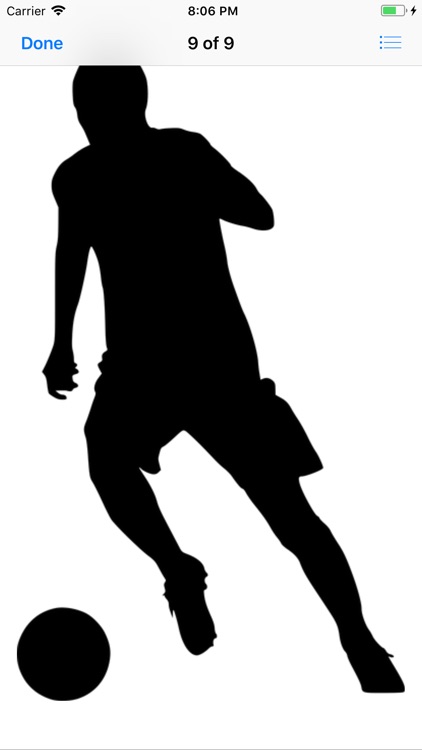 Silhouette Football Stickers screenshot-5