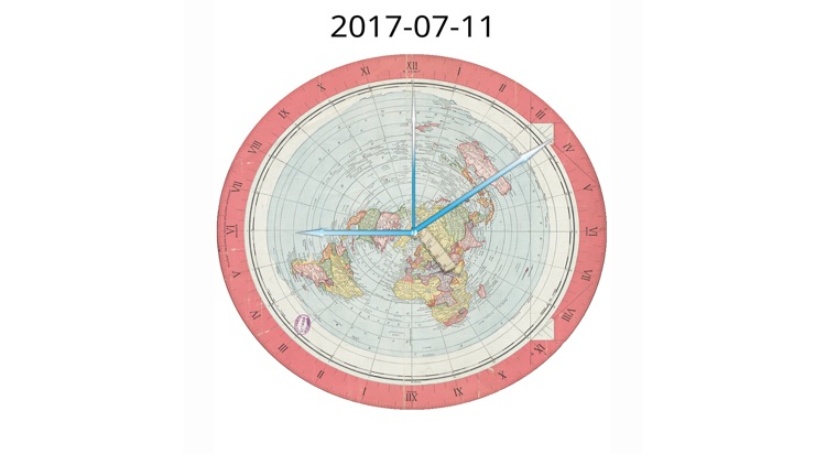 The Flat Earth Clock