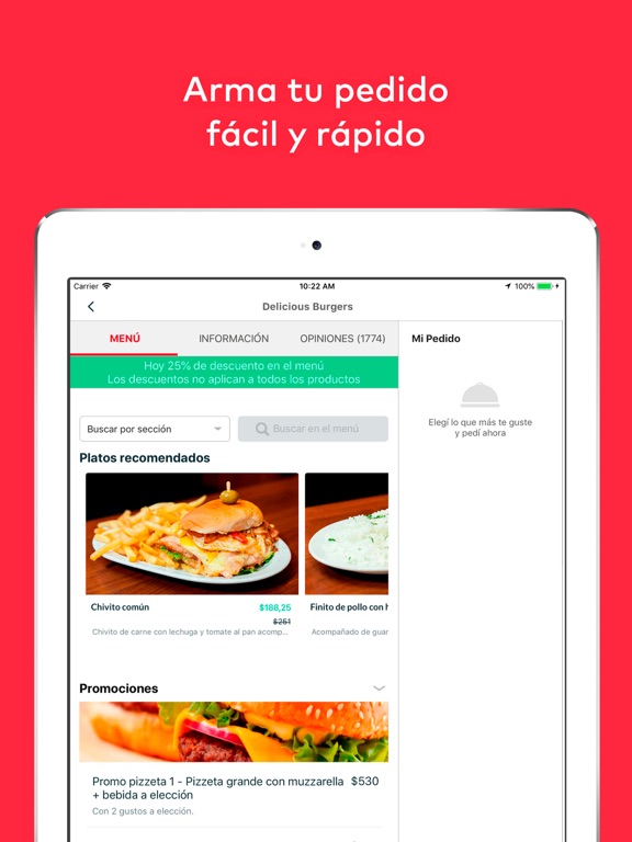 pedidosya food delivery app price drops screenshot 2 for pedidosya food delivery