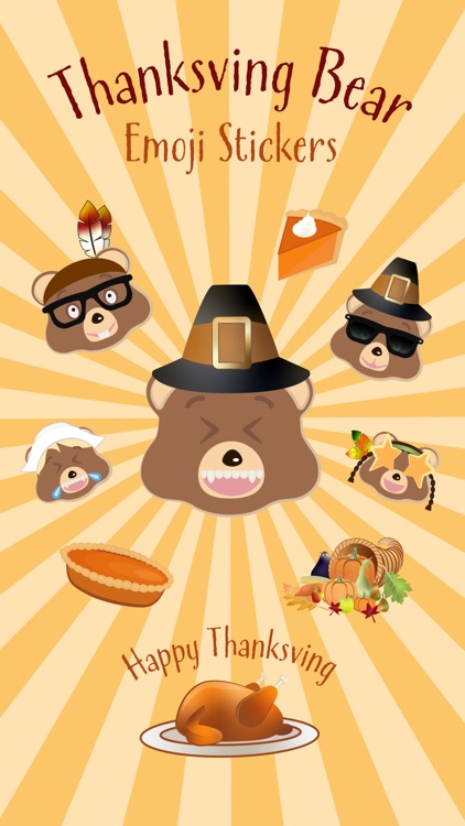 Thanksgiving Bear Emoji