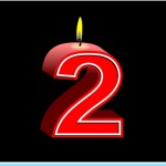 Numbered Candle Sticker Pack