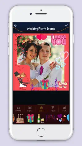 Game screenshot Wedding Square Photo Frame mod apk