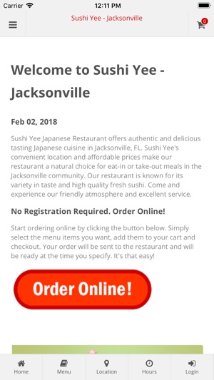 Sushi Yee Jacksonville(圖1)-速報App