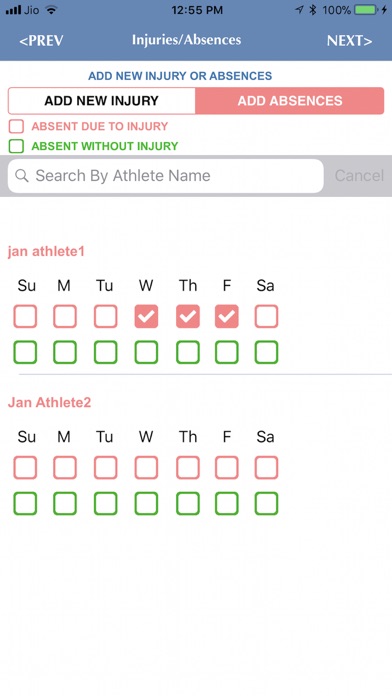 Injury Tracking screenshot 3