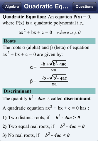 PSAT Algebra screenshot 4