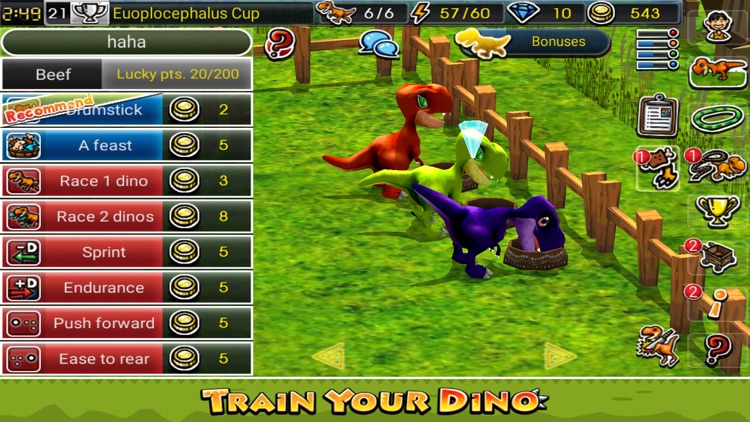 Train Your Dino: Jurassic Race