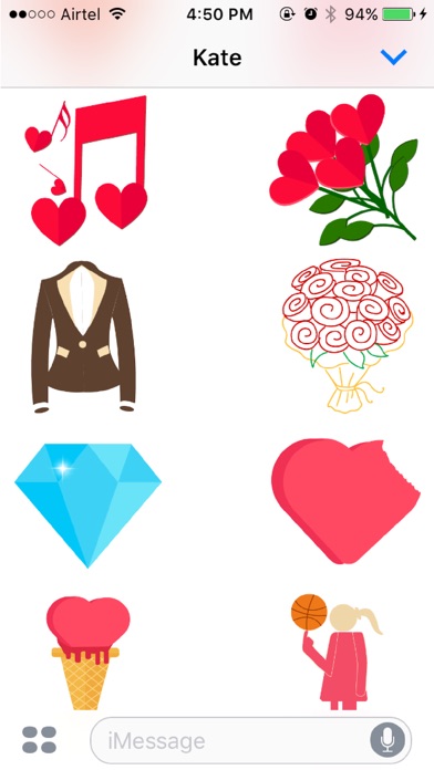 Lovely Valentine Stickers screenshot 4