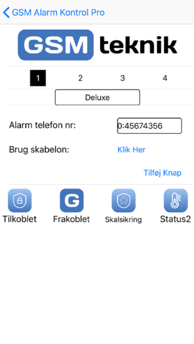 GSM Alarm Control PRO screenshot 2