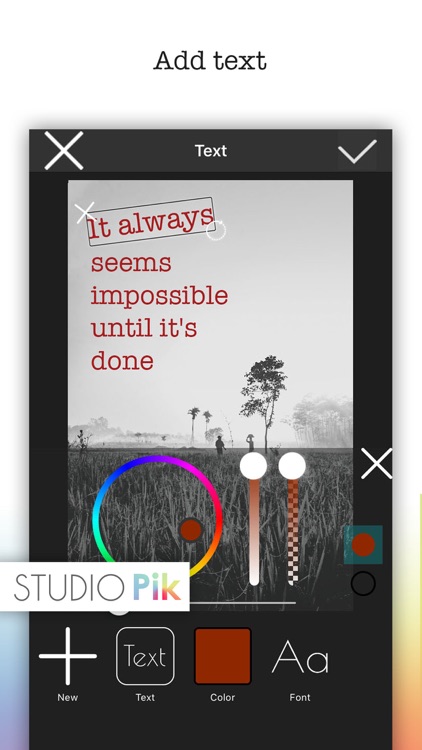 Studio Pik – photo editor