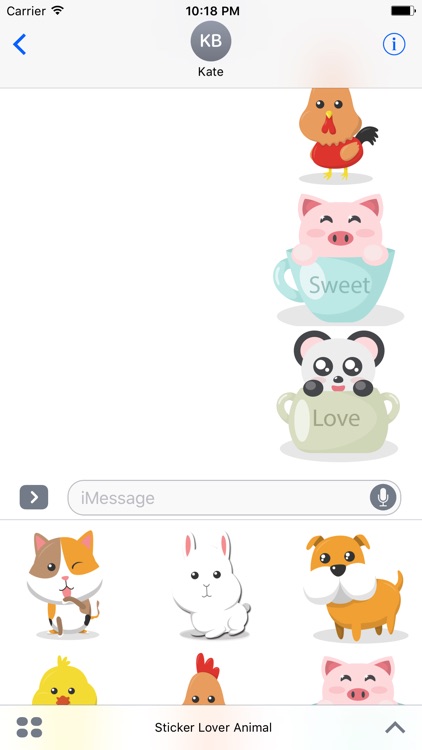 Sticker animal lover